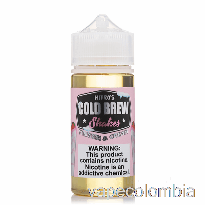 Vape Kit Completo Fresas Y Crema - Nitros Cold Brew - 100ml 6mg